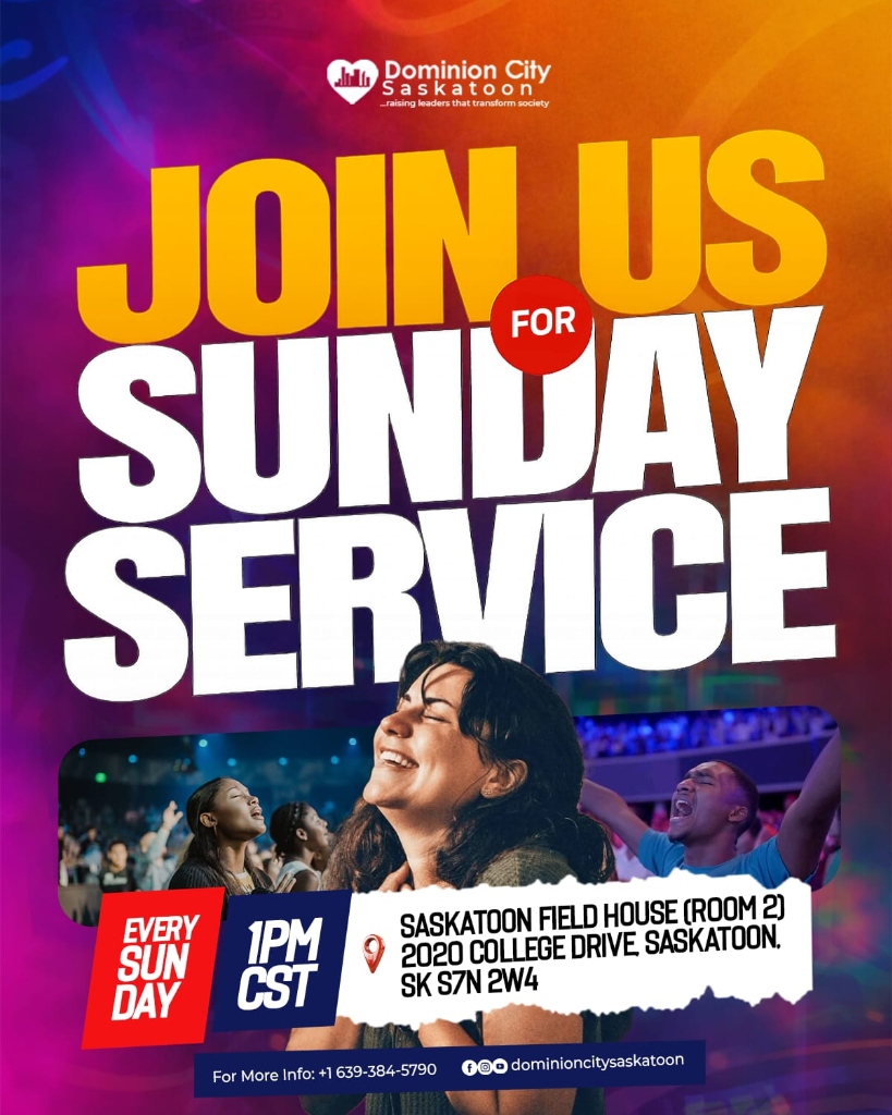 Sunday Service invitation